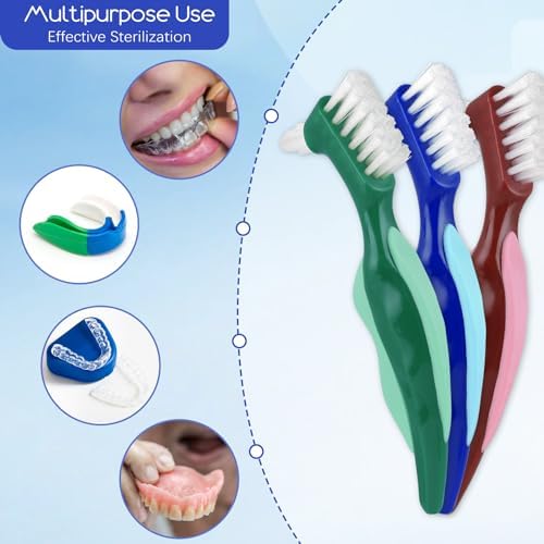 Ergonomic rubber anti slip handle design on the premium oral hygiene brush