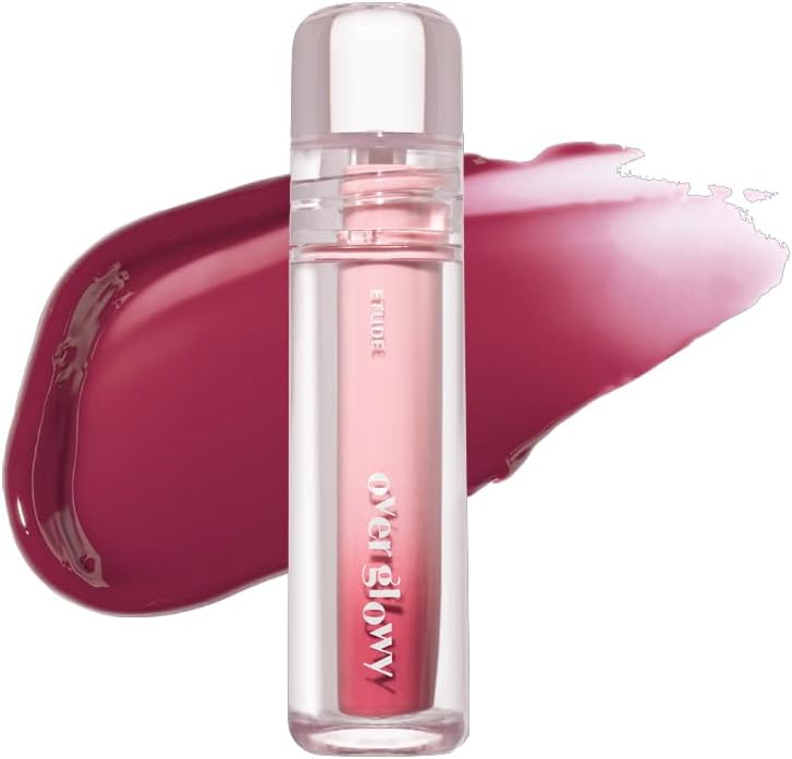 ETUDE Over Glowy Lip Stain Tint #7 Coco Plum | Non-Sticky Vegan Lip Tint | Moisturized & Long-lasting Lip Gloss | Daily Lippies for Dry Lips | K-beauty - Image 15