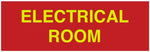 Basic Electrical Room Door/Wall Sign | Durable Construction | Building Safety - Red/Gold - Medium (1 Pack) - Image 13
