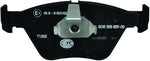 Hella Pagid 355009001 brake pads showing friction material