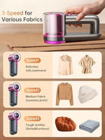 DRFLASH electric sweater defuzzer showing the detachable lint collection container.