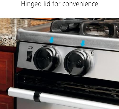 Safety First kitchen safety knob covers installation view