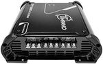 Close up view of Timpano TPT-1000.4 audio input jacks