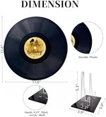 ReeGii vinyl record guest book showcased on a decorative mantle