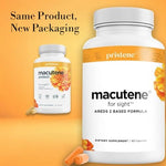 Pristene Macutene Protect dietary supplement label details