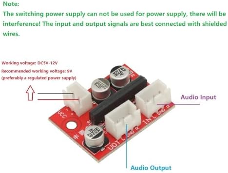 Close up view of the KA22241 chip on the GODIYMODULES tape recording playback preamplifier module