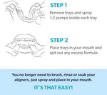 EverSmile AlignerFresh 10ml twin pack packaging for clear aligner care.