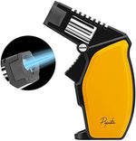 Top down perspective of the classic yellow drop shaped ceramic ashtray included in the accessory kit