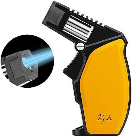 Top down perspective of the classic yellow drop shaped ceramic ashtray included in the accessory kit