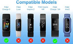 Juaupepo fitness tracker replacement band highlighting the shatter resistant raised bezel design