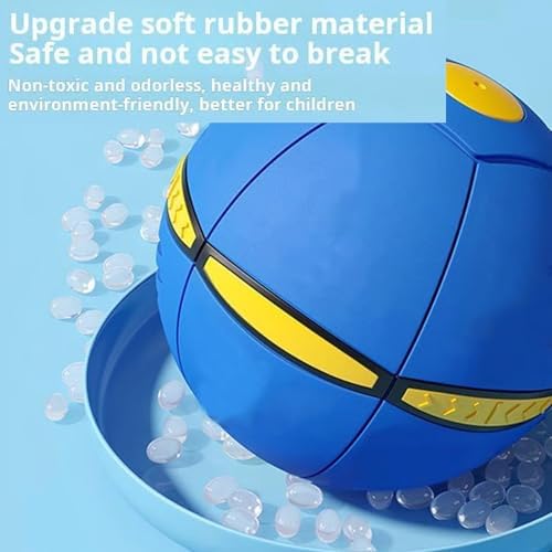 Gcvsdoa ufo flying saucer ball packaging showing contents and dimensions