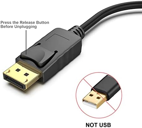 BENFEI unidirectional display adapter showing the connection ports for laptop and monitor