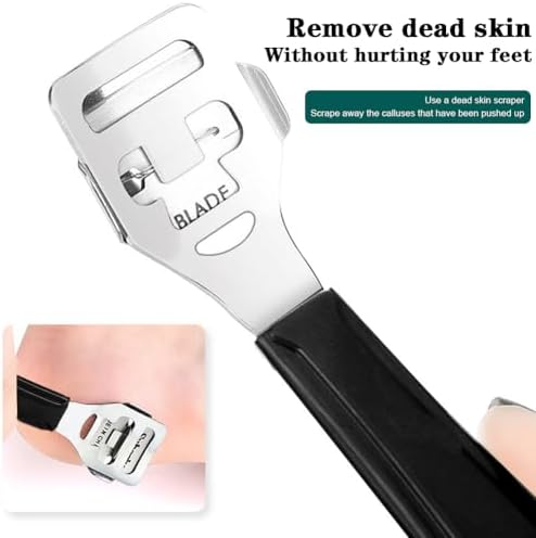 Full collection of 10 in 1 pedicure spa tools in black finish