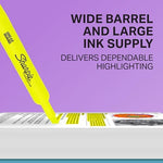 Sharpie Tank Highlighters, Chisel Tip Yellow Highlighter Pens, 12 Count - Image 4
