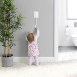 KidSwitch light switch extension installed on standard wall switch