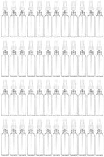 Clear Plastic Bottle Atomizer 48 Pcs Empty 2oz Pet Bottle Atomizer for Travel Mist Perfume - Image 2