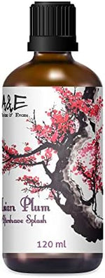 Glass bottle of Ariana and Evans Asian Plum aftershave