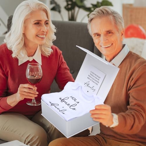 Shyyween grandparents surprise box packaging elements spread out for presentation