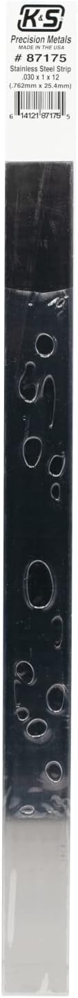 K&S 87157 stainless steel strip packaging view