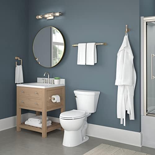 Side profile showing extension of Delta double robe hook