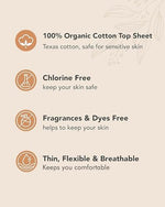 OCBON ultra thin period protection with organic Texas cotton seal