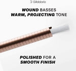 Side view of the premium packaging for the EJ45LP lightly polished nylon guitar string set.