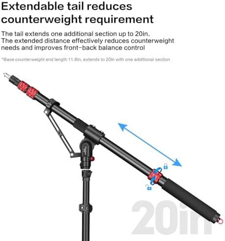 Freesea professional camera and lighting boom arm components