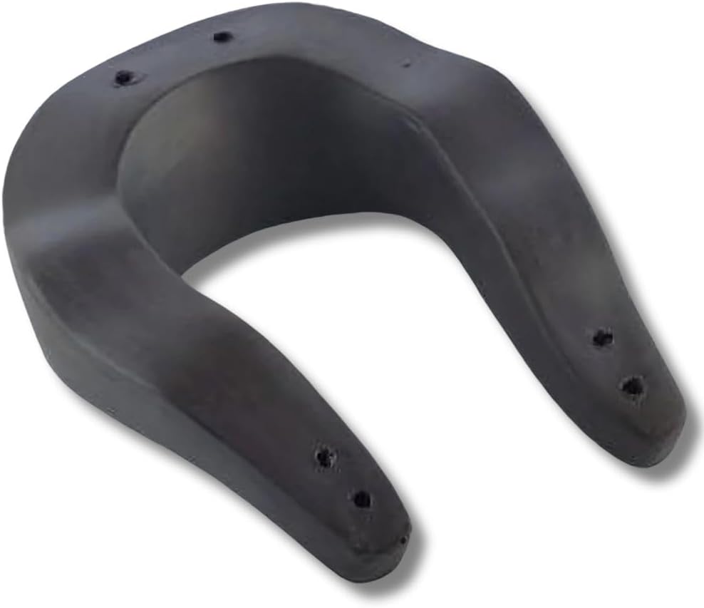 Model Mugging neck collar front view premium sports protective roll