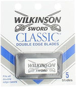 Authentic Wilkinson Sword triple coated stainless steel safety razor blades packaging details