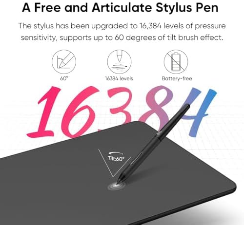XP-Pen Deco 01 V3 ultra thin graphic tablet displaying type C input port connectivity options
