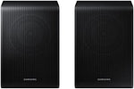 Samsung 9250S rear speakers showing wall mount design