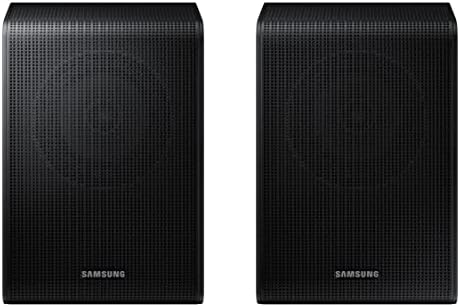 Samsung 9250S rear speakers showing wall mount design