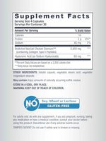 Authentic USA imported NeoCell collagen type 2 bottle showing keto certified and gluten free seals