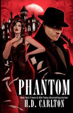 Phantom dark romance novel by H. D. Carlton spine and back view