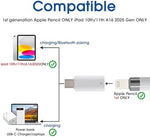 TechMatte stylus converter connecting an Apple Pencil First Generation to a modern tablet port.