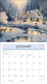 Thomas Kinkade Studios 2025 Deluxe Wall Calendar - Image 4