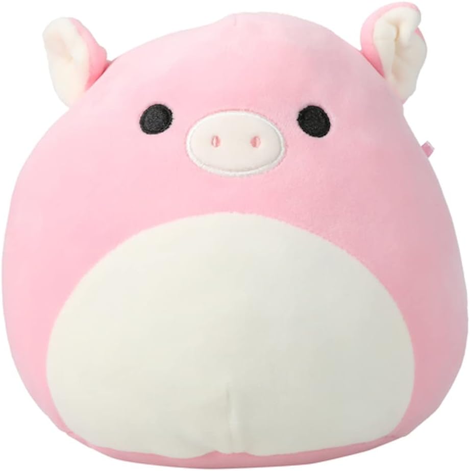 Squishmallows Peter the Pig 7.5 inch plush toy front view cute stuffed animal