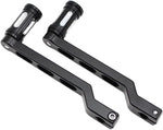 DreamSeek Heel Toe Gear Shift Lever + Shift Peg for Harley FL Softail/Touring, Road King, Street Glide/Tri Glide Trikes - Shifter Lever (Black) - Image 9