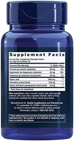 Life Extension Esophageal Guardian supplement bottle label details
