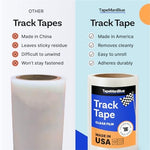 TapeManBlue clear adhesive film showing seamless invisible coverage on vehicle body