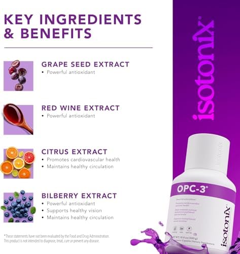 Isotonix OPC-3 supplement label details and ingredients