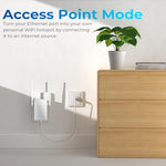Aervy 2026 Wifi extender plugged into a wall socket