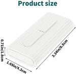 WLLHYF automatic travel floss dispenser showcasing compact handheld size next to a pocket purse