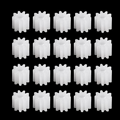 Detailed view of gear dimensions for robotics