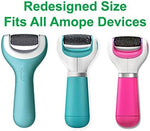 Pack of four professional grade extra coarse replacement rollers for callus removal.