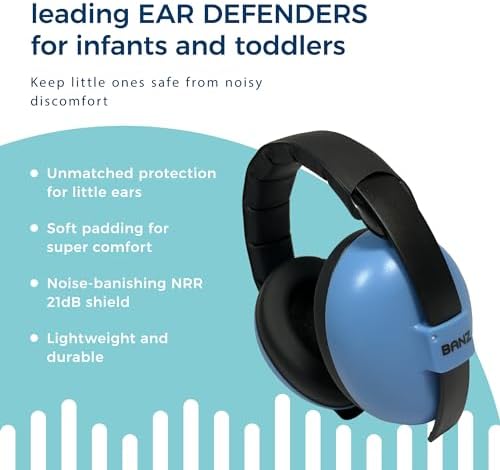 Banz hearing protection for newborns plush headband detail