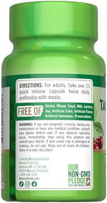 Professional studio shot of Nature's Truth Tart Cherry Extract bottle