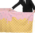Disposable plastic tablecloths for baby shower dessert table