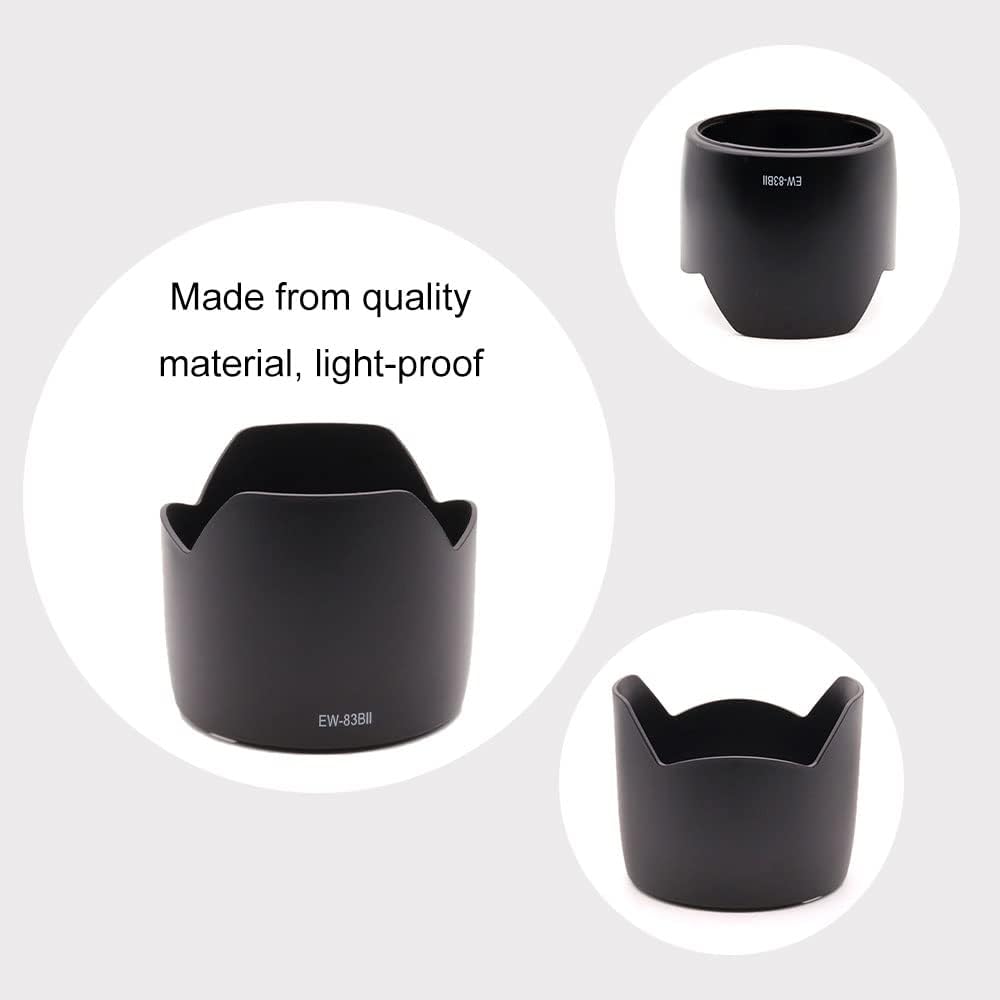 LingoFoto EW-83B II lens hood reversed for storage