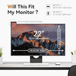 Step by step installation guide showing clear slide in tabs and adhesive tape application on a desktop PC